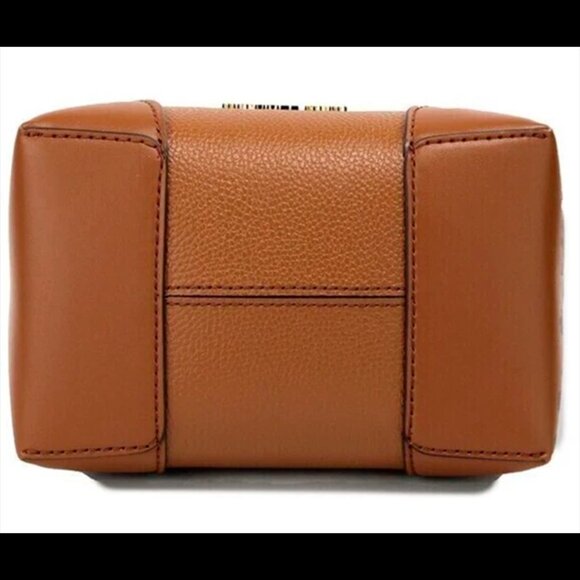 S Michael Kors Mercer Brown Leather Bucket Bag 35R3GM9M1L Luggage Purse NWT $398 - Picture 9 of 10